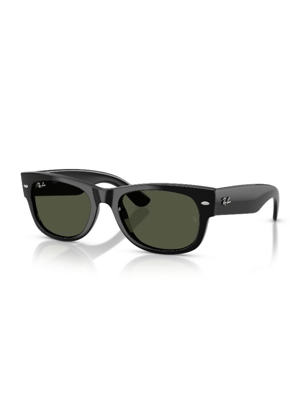 New Ray-Ban Unisex Sunglasses Black Green Lens Acetate Frame Ray Ban RB0832S II